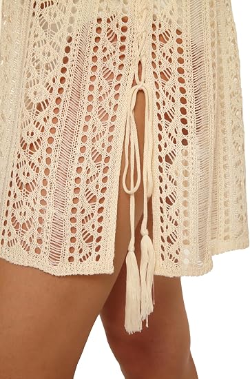 Becca Swim Women's Boho Bliss Sweater Knit Tunic, Casual, Beach Cover Up