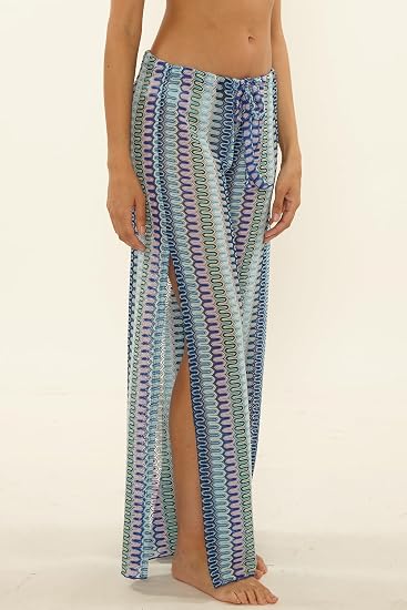 Becca Swim Women's Sundown Knit Pants, Casual, Pull On, Beach Cover Up