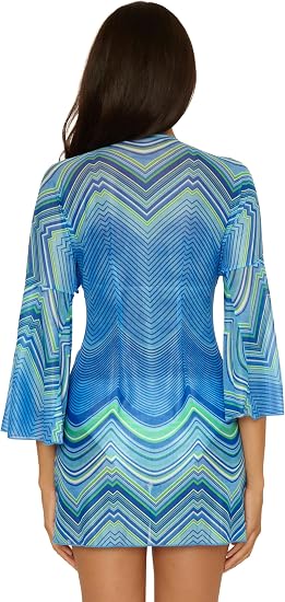 Becca Swim Women's Summer Sunrise Tunic, Casual, Beach Cover Up