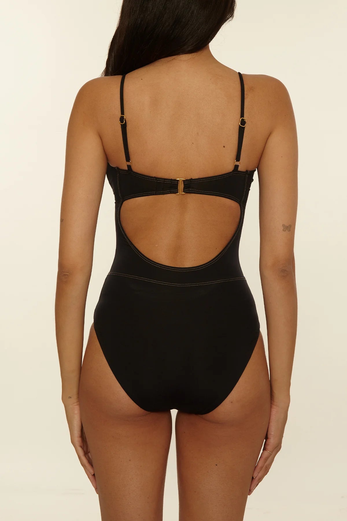 Becca Swim Solid Color Code Corset One Piece