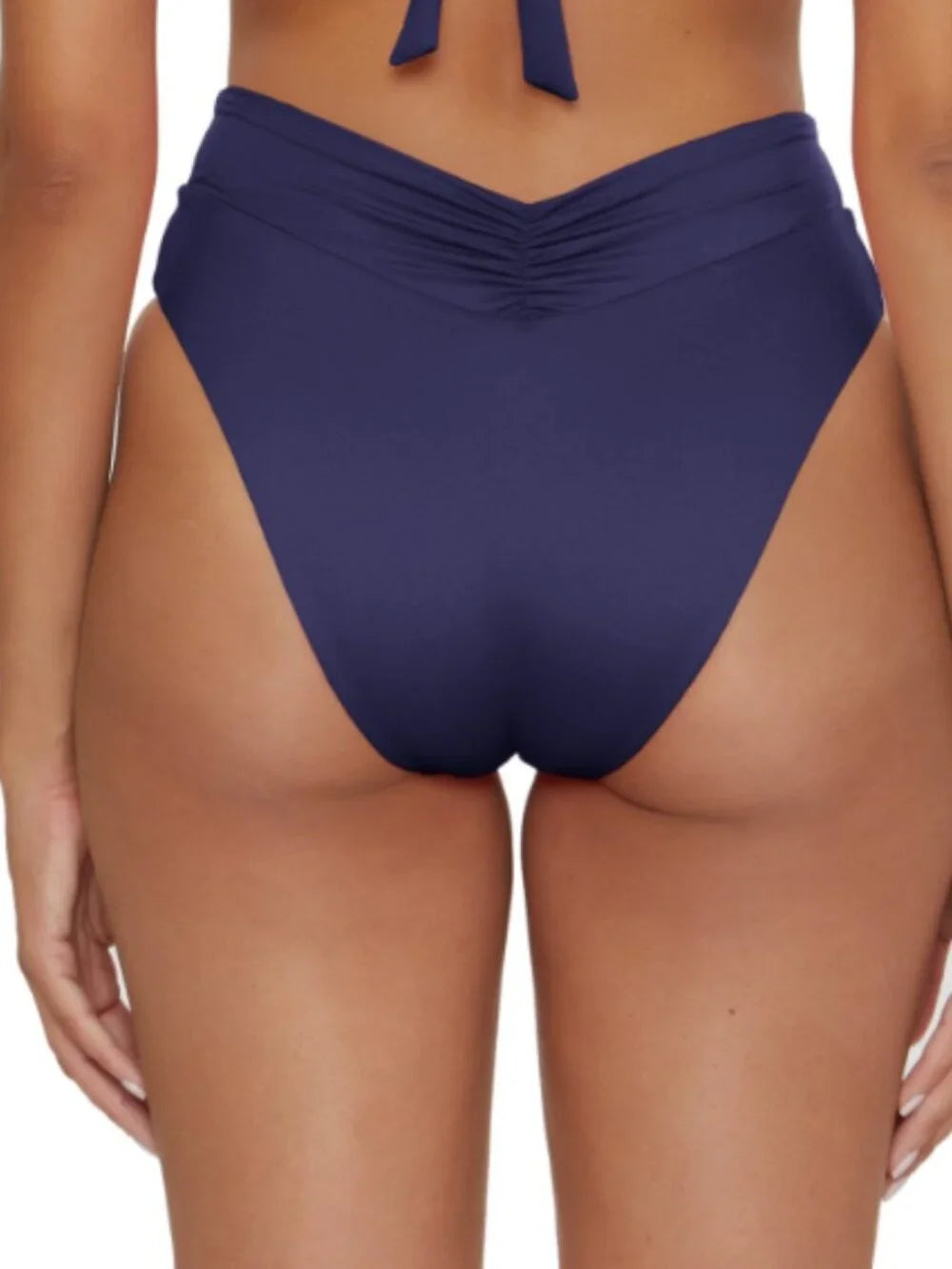 Becca Swim Women's Solid Color Code Carolina French Cut Hipster Bikini Bottom