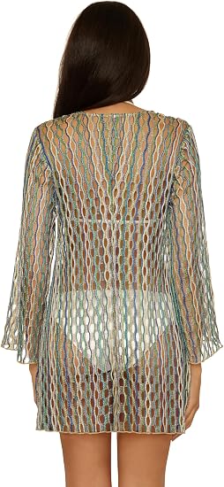 Becca Swim Women's Desert Dancer Tunic, Casual, Beach Cover Up