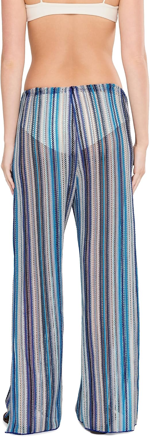 Becca Women's Seaside Pants, Casual, Split Leg, Beach Cover Up