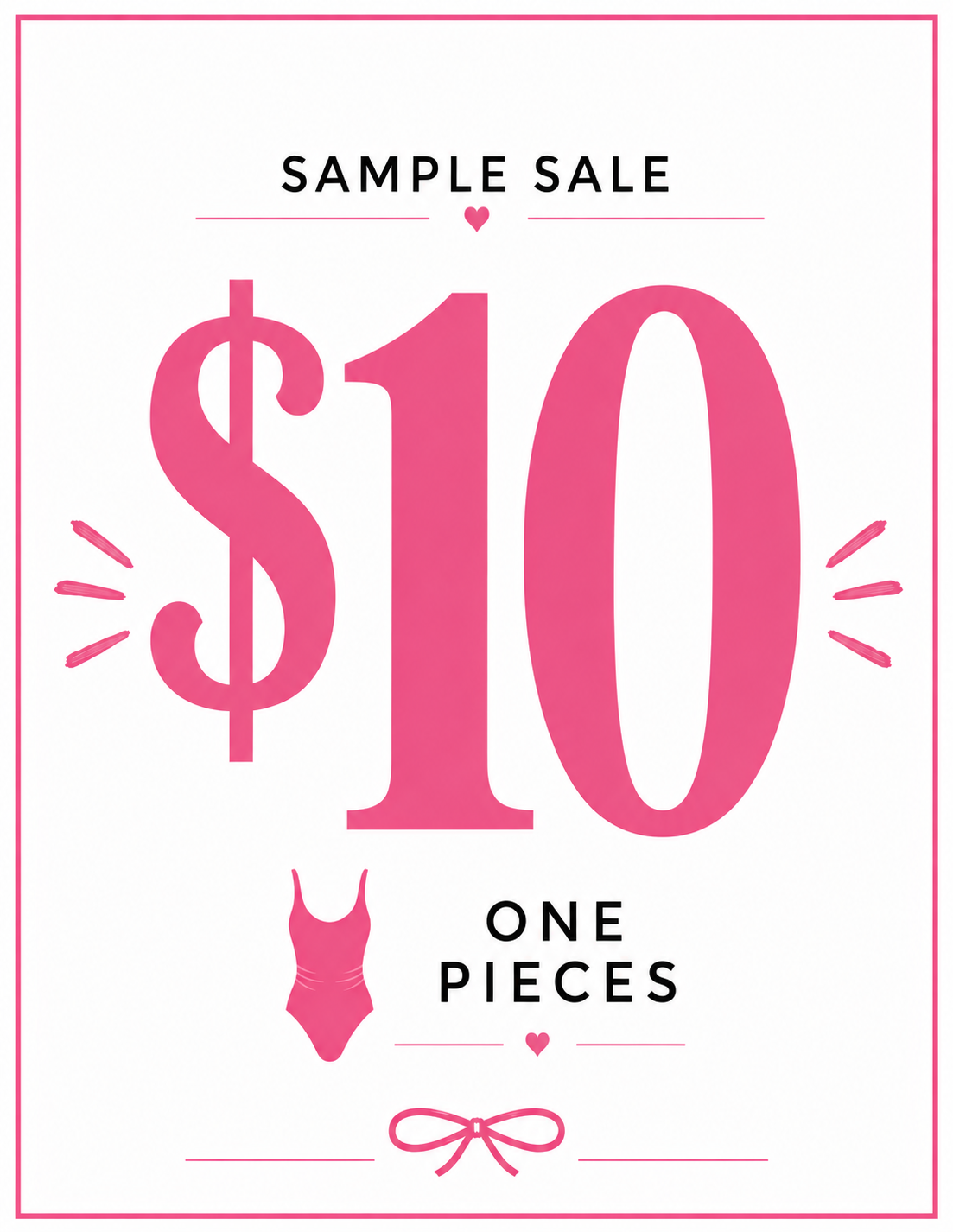Samples - One Pieces $10