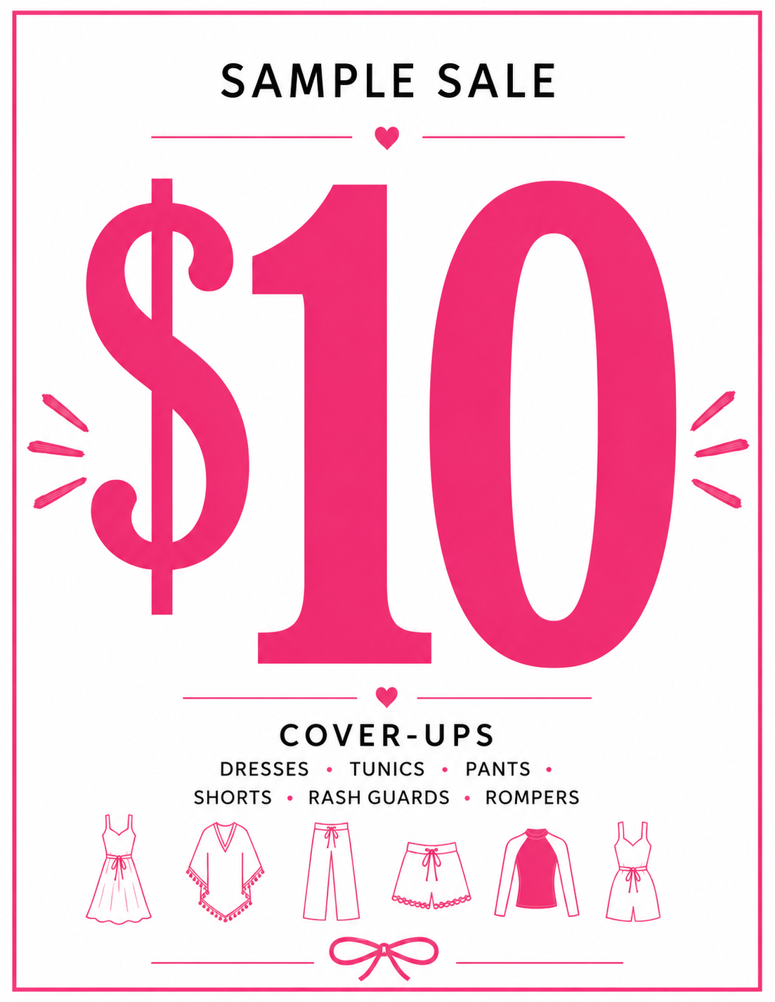 Samples - One Cover-ups $10