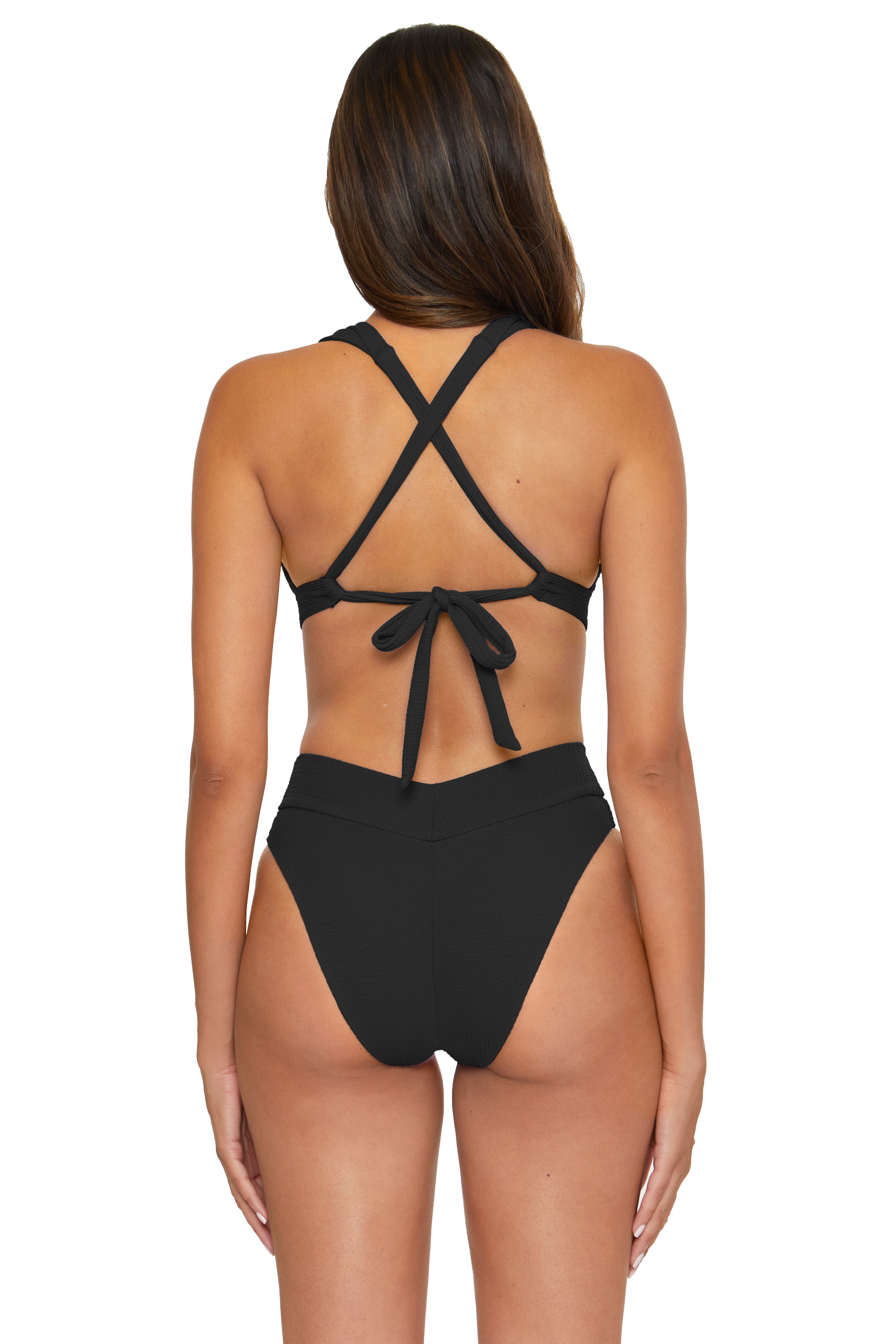 PUCKER UP HALTER TOP