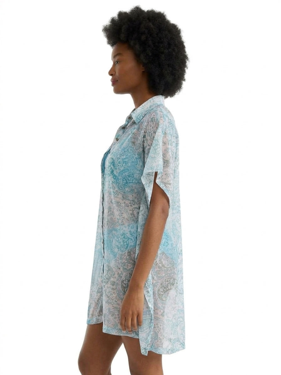 Sunsets Women's Day Dream Print Shore Thing Tunic Cover-Up