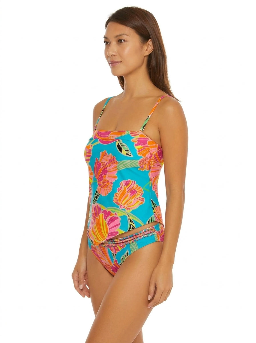 Trina Turk POPPY BANDED TANKINI