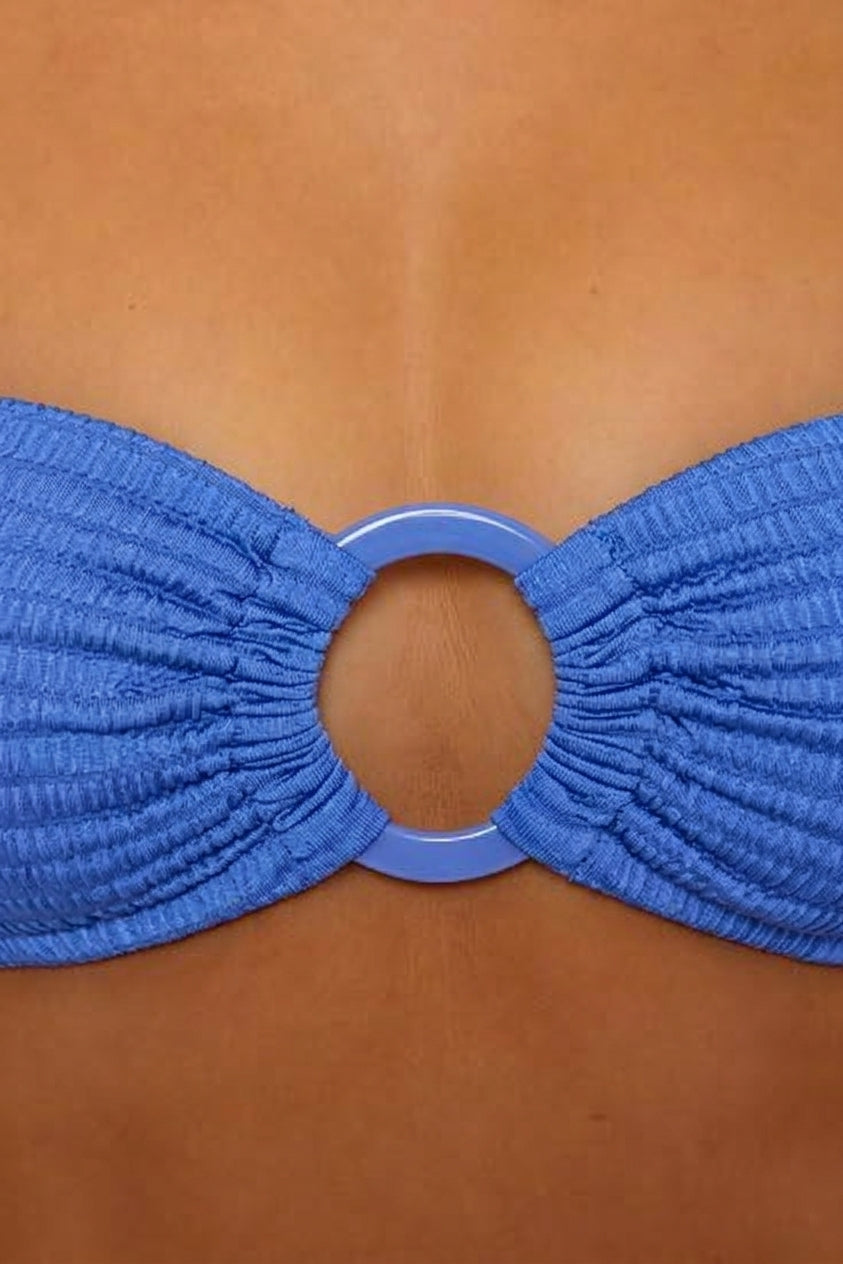 Isabella Rose Women's Maza Ring Bandeau Bikini Top
